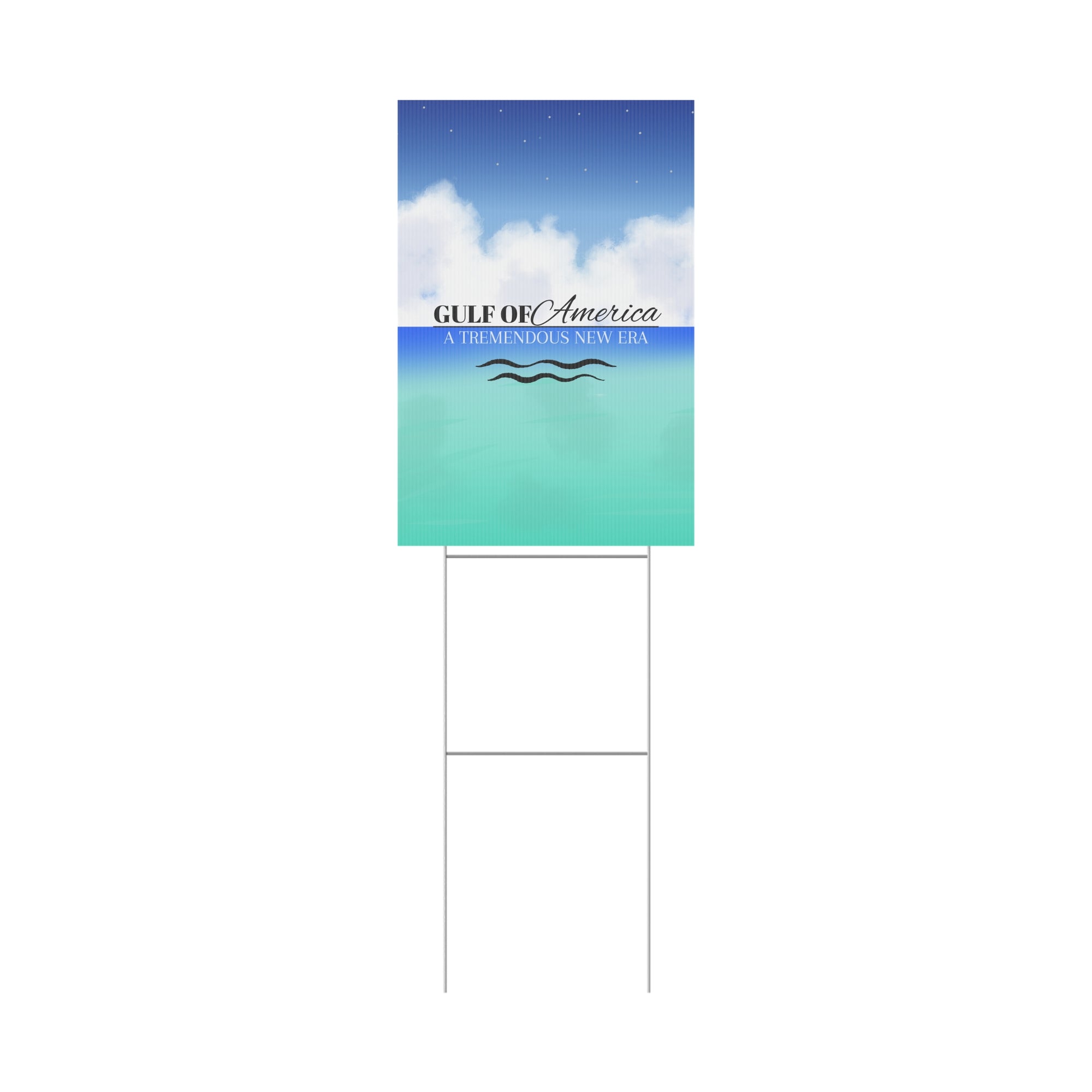 American Gulf Plastic Yard Sign