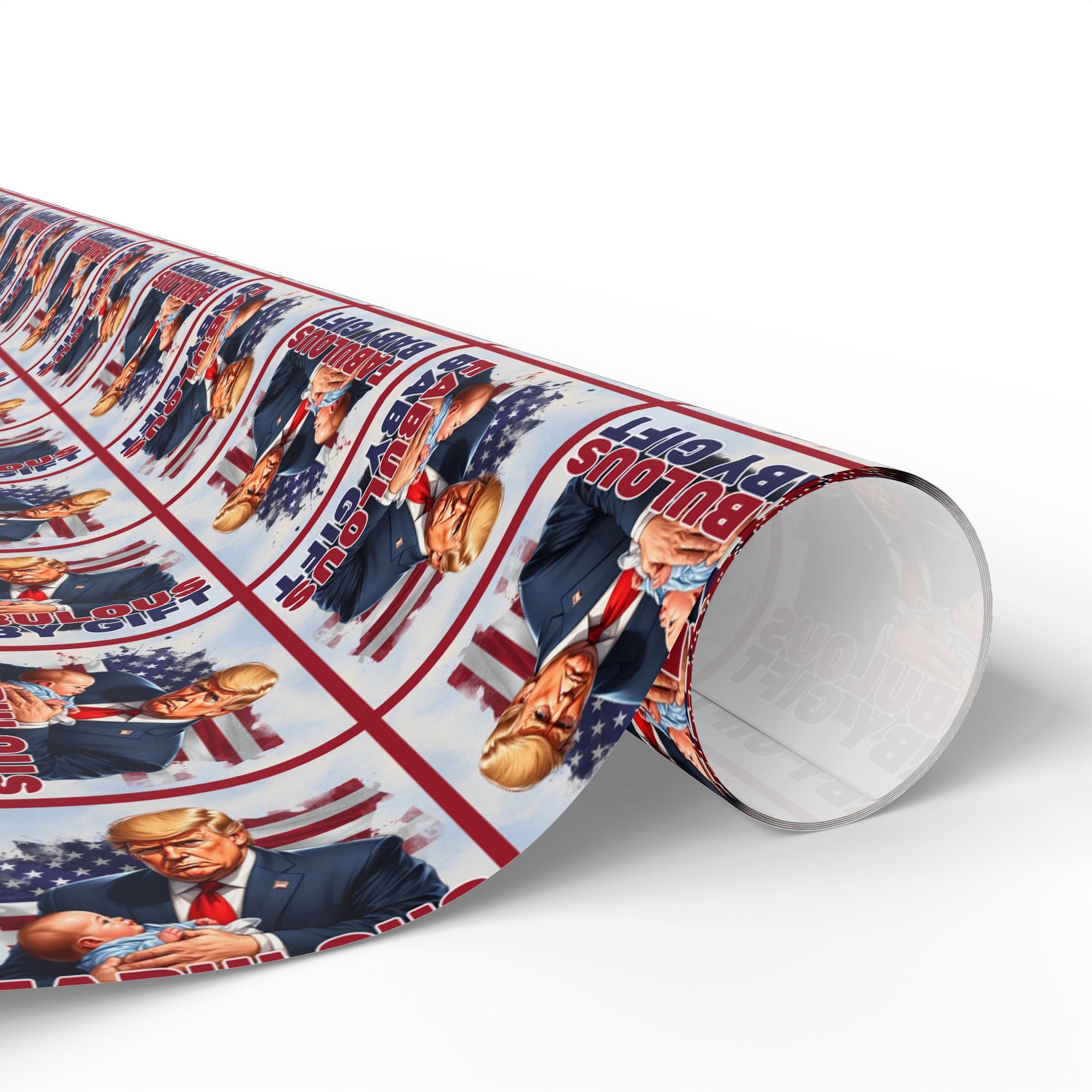 Trump Fabulous Baby Gift Wrapping Paper
