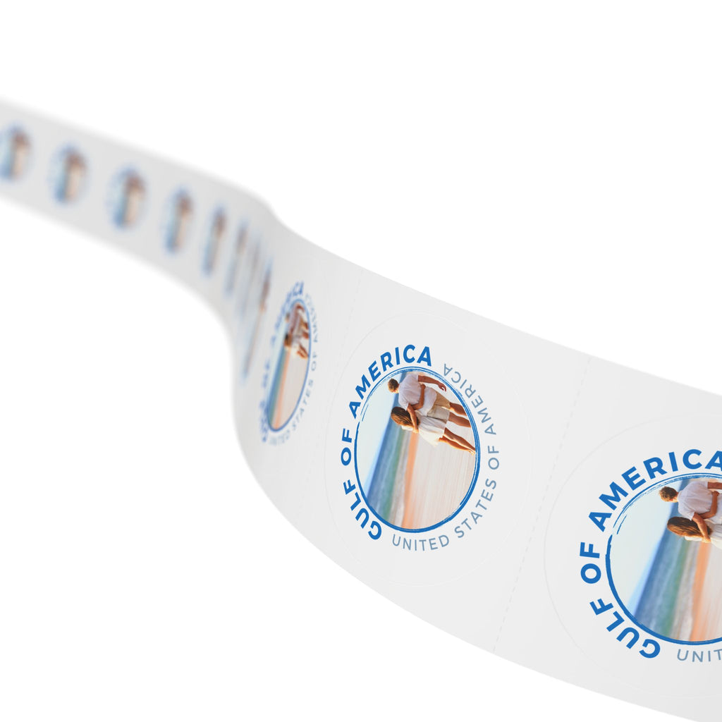 American Gulf Round Sticker Labels