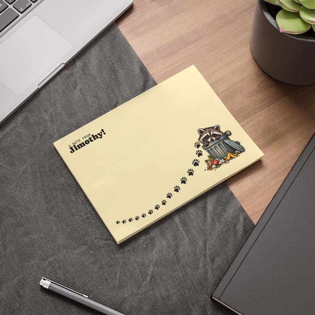 A Note From Jimothy Raccoon Post-it® Notes