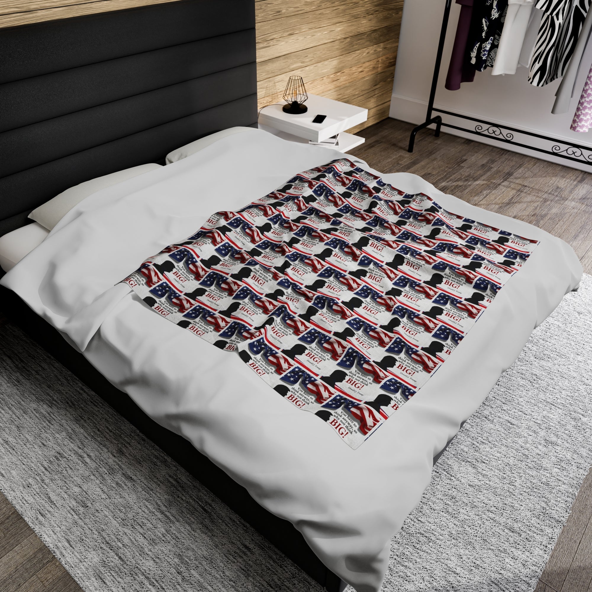 Trump: Think Big Velveteen Plush Blanket