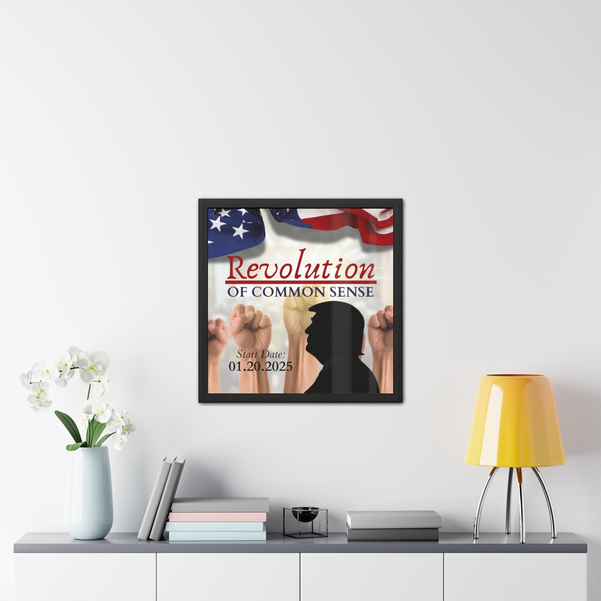 Trump Revolution of Common Sense Framed Posters