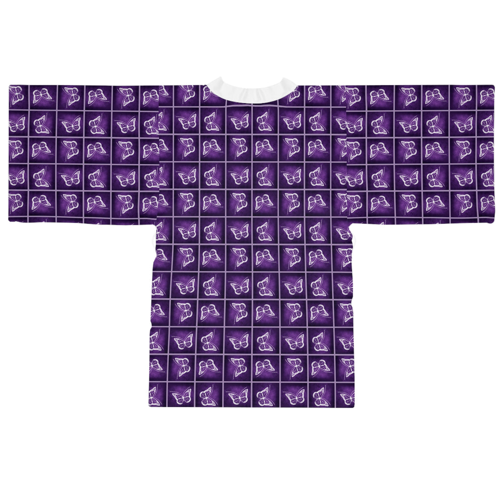 Epilepsy Butterfly Dreams Long Sleeve Kimono Robe