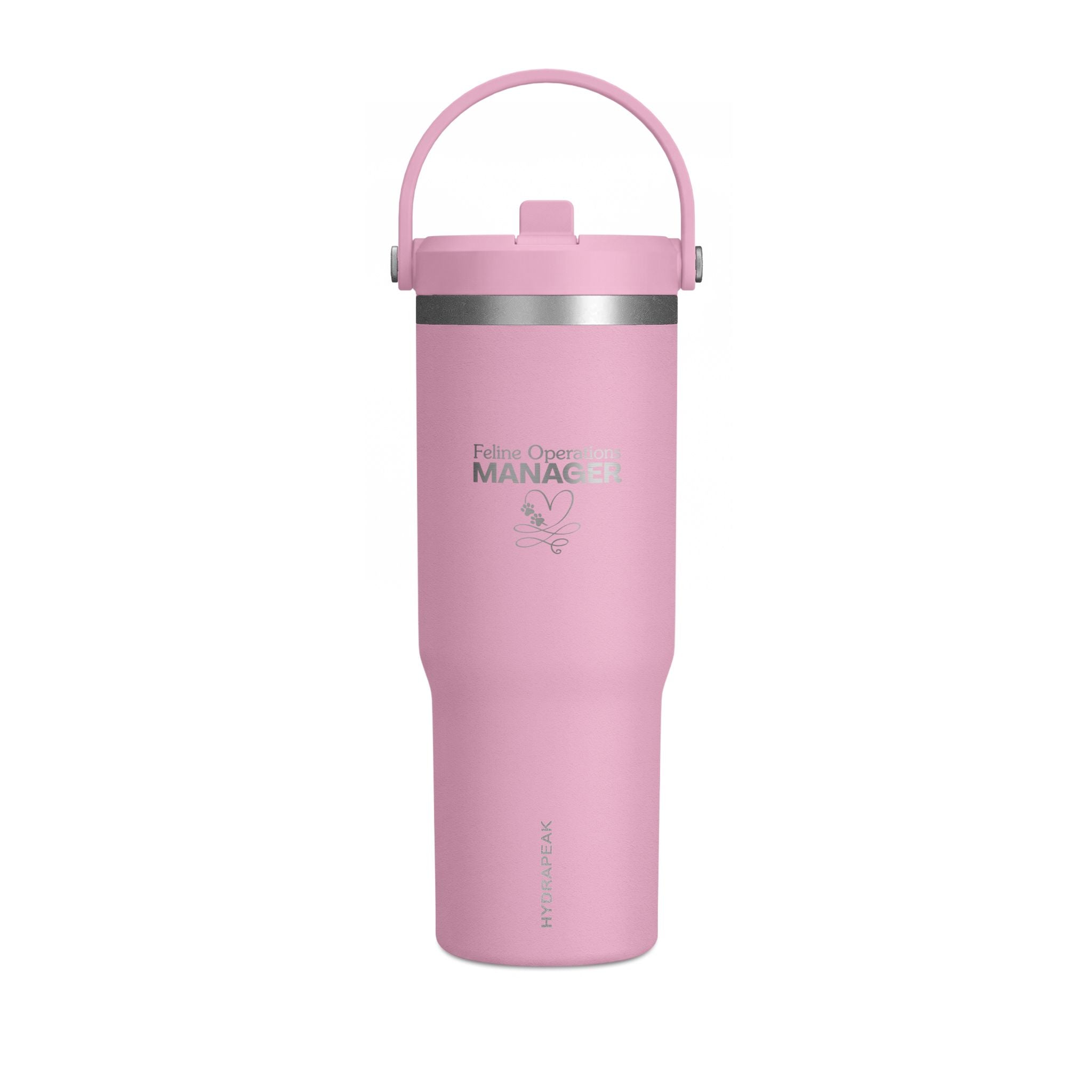 Feline Operations Manager Engraved 32 oz Insulated Tumbler