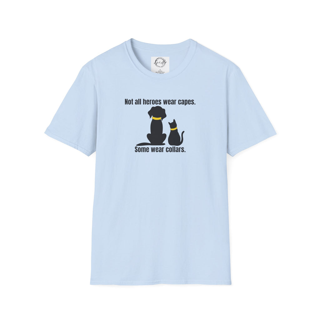 Heroes in Collars Unisex Softstyle T - Shirt - T - Shirt - Epileptic Al’s Shop