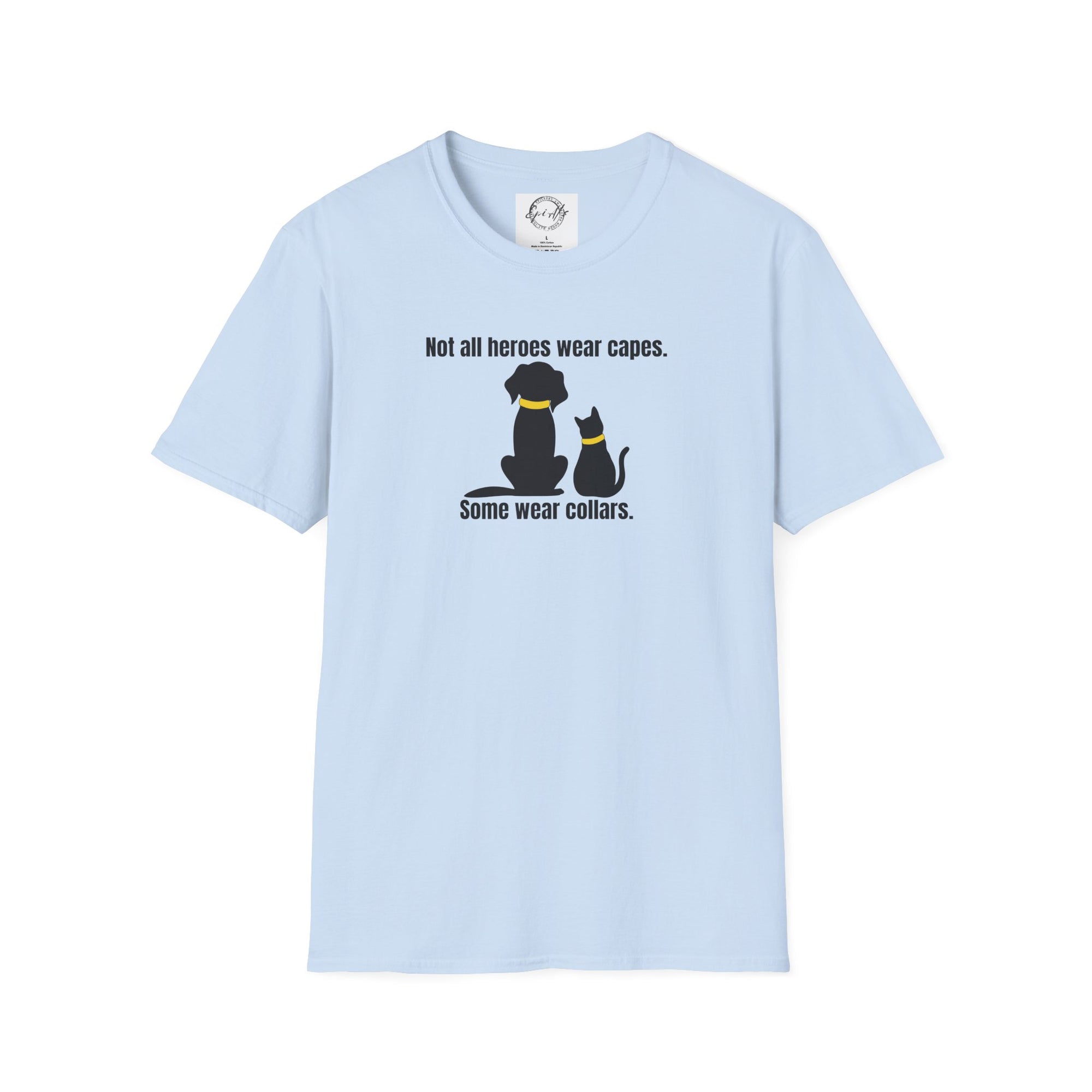 Heroes in Collars Unisex Softstyle T - Shirt - T - Shirt - Epileptic Al’s Shop