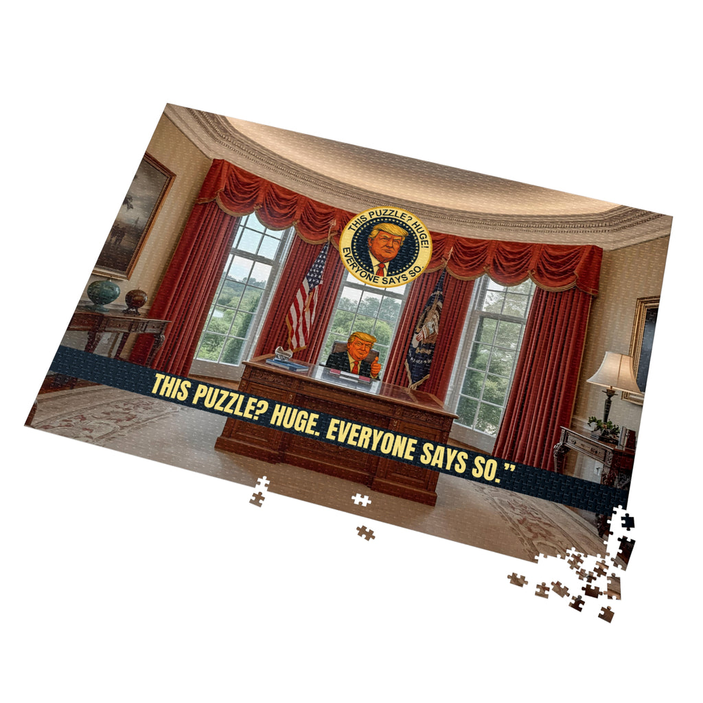 “This Puzzle? Huge. Everyone Says So.” Political Parody Jigsaw Puzzle