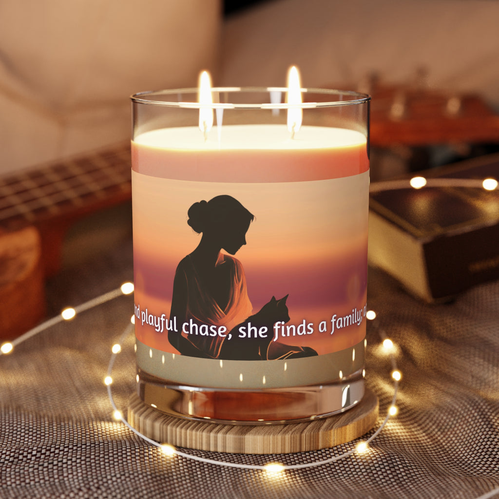 Photo depicting the ​Cat Lady Family Scented Candle - Full Glass, 11oz from EpiAl's Shop.