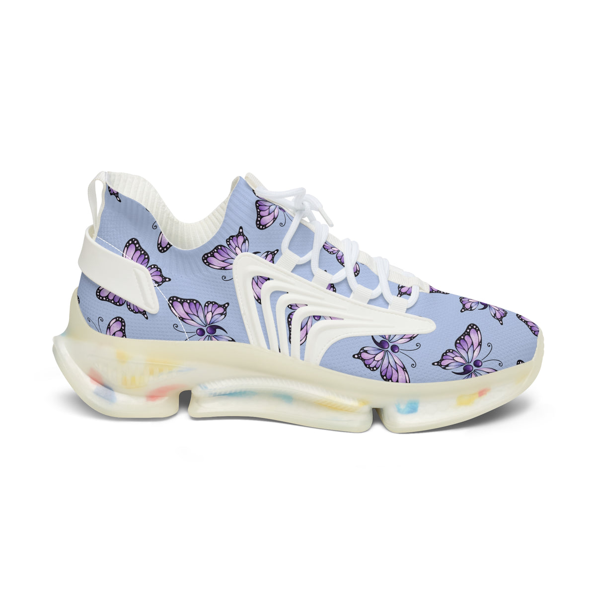 Women’s Semicolon Butterfly Sneakers | Suicide Awareness Shoes