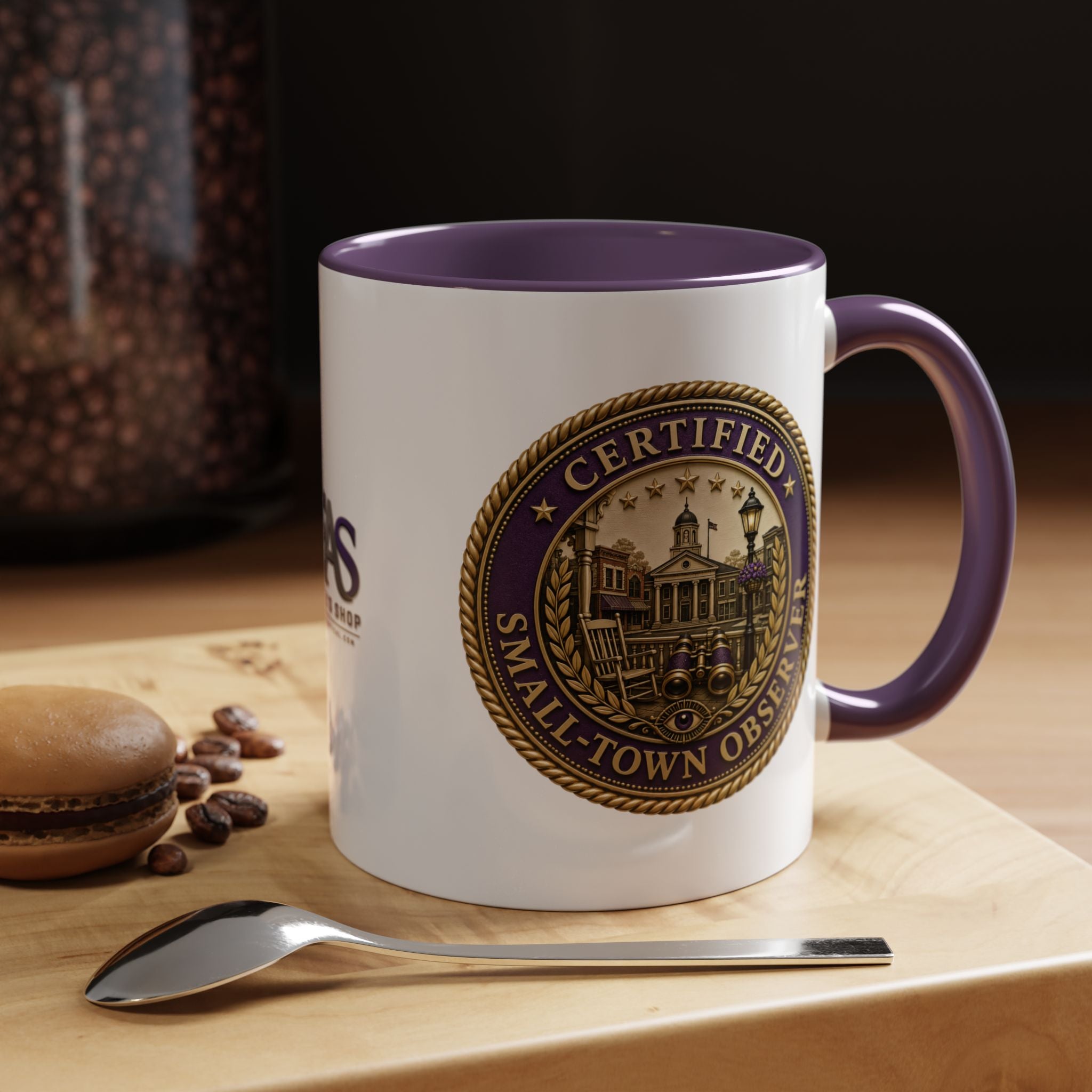 Certified Small-Town Observer Accent Coffee Mug - Accent 11/15oz