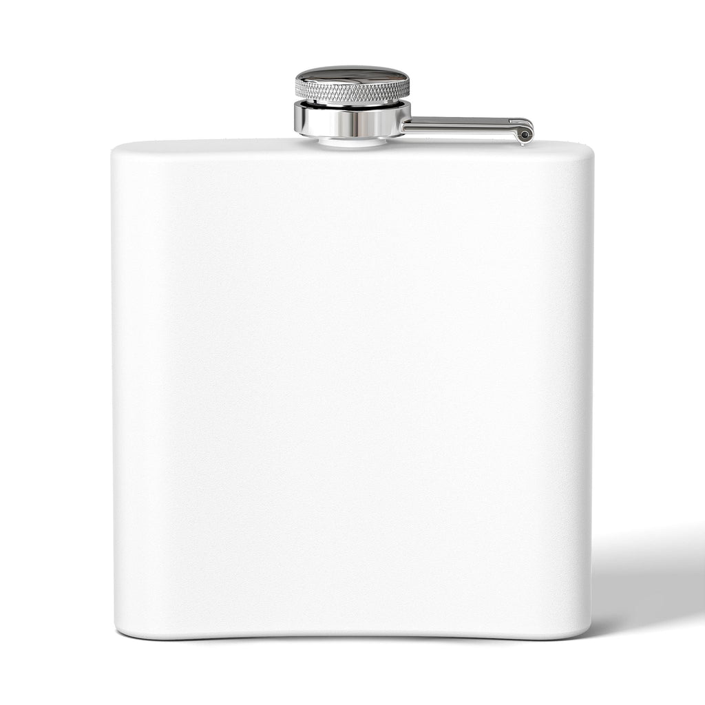Funny Stainless Steel Flask - "Orange is Not My Color!" - 6oz Gift Printify