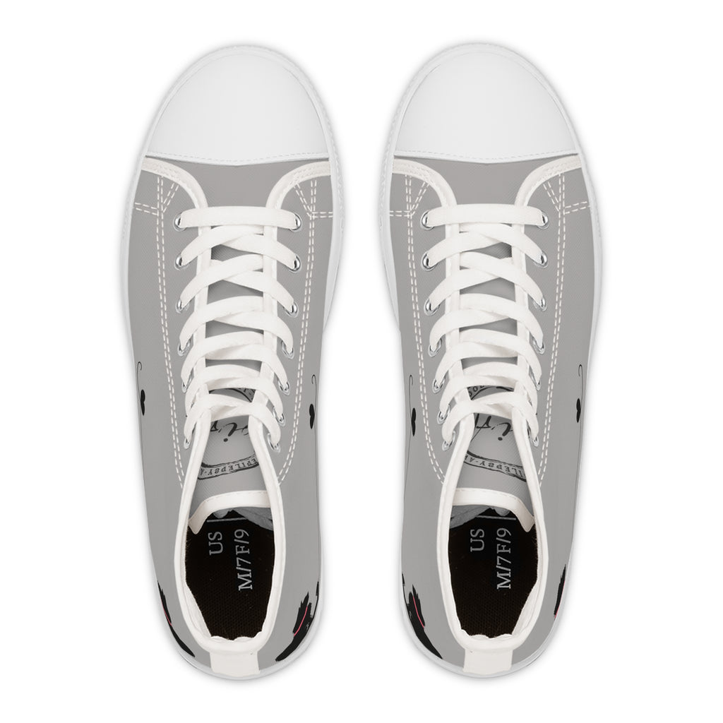 Chic Kitty Women's High Top Sneakers