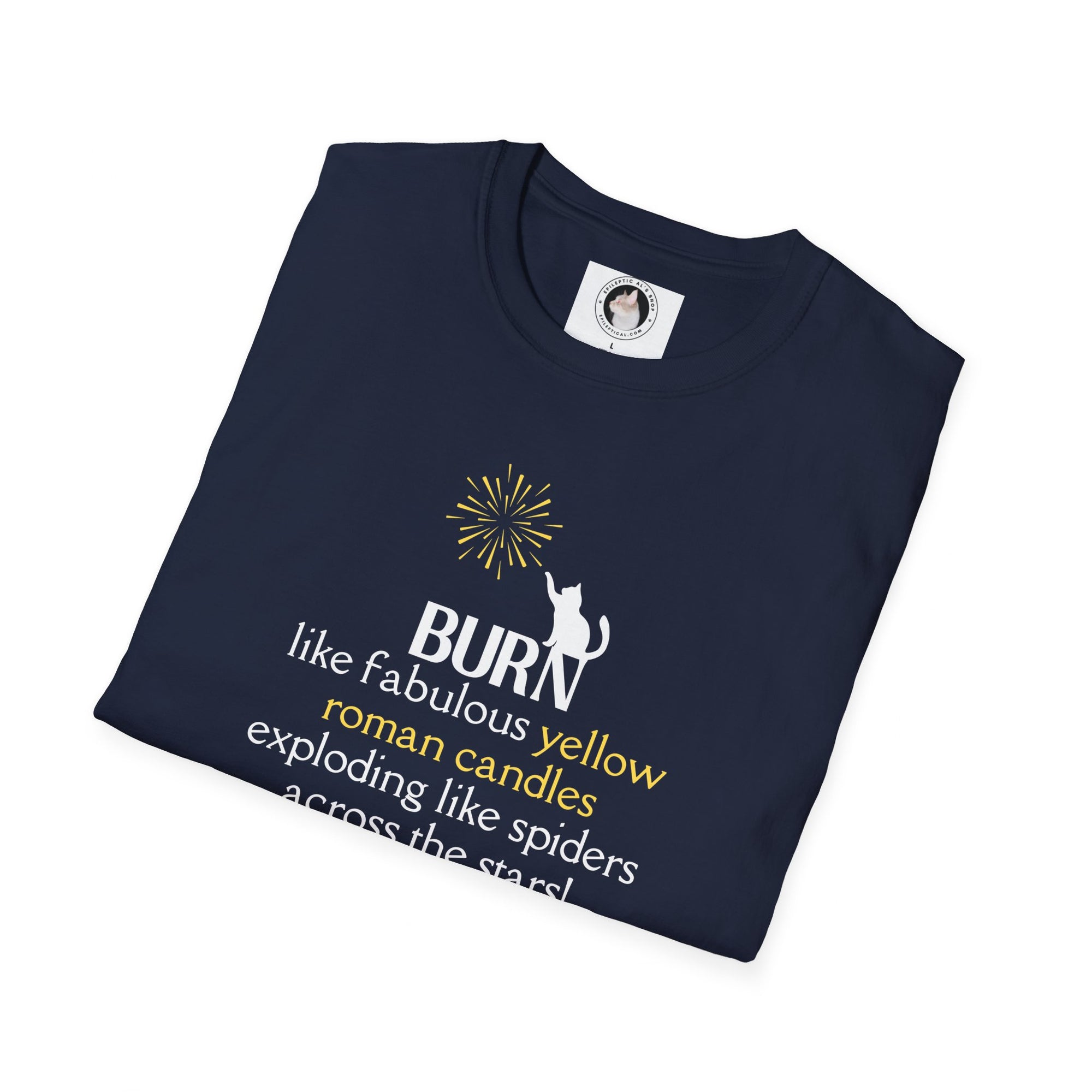 Burn Unisex Softstyle T - Shirt - T - Shirt - Epileptic Al’s Shop