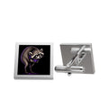 Jimothy Square Cufflinks | Gold or Silver Raccoon Cufflinks