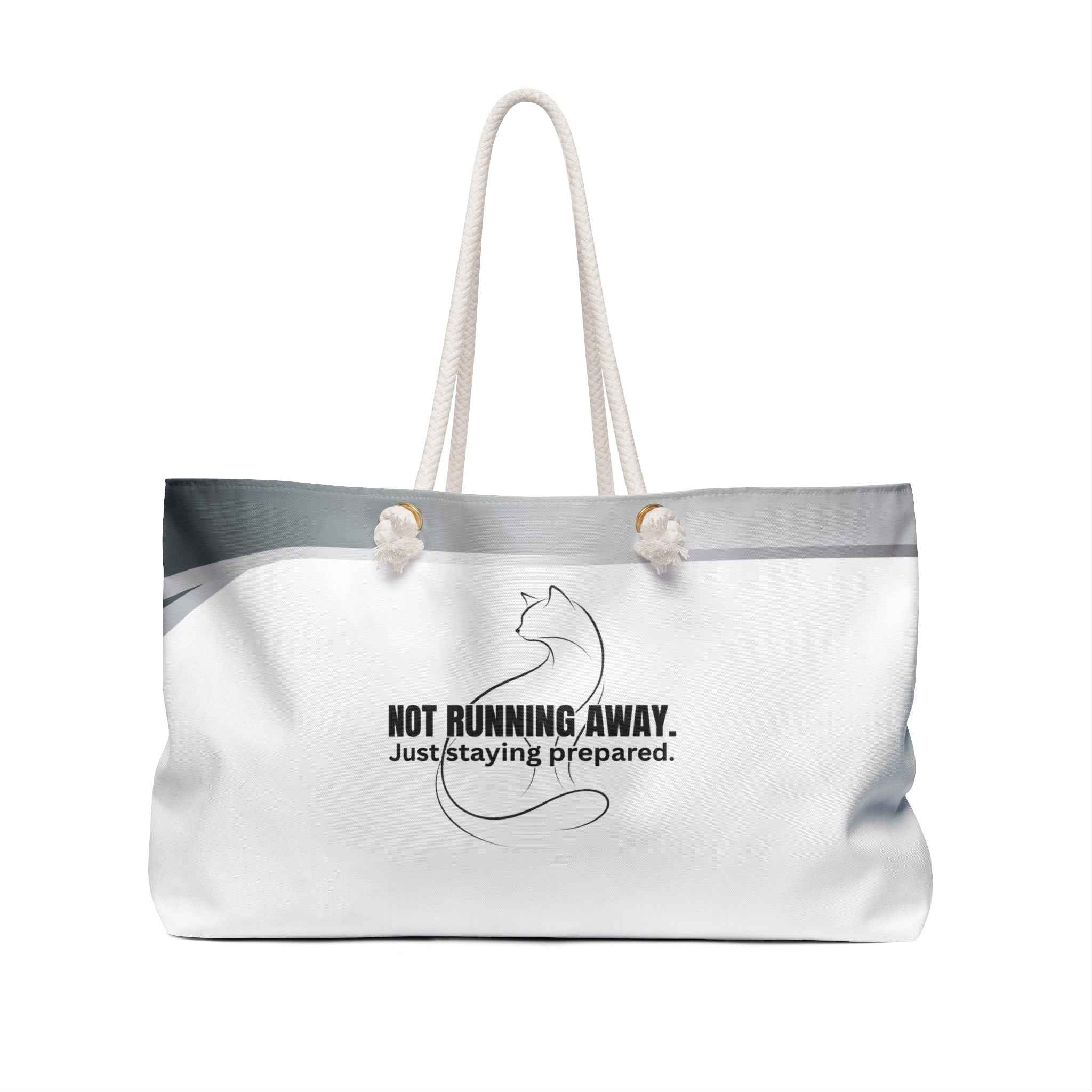 Not Running Away Weekender Bag