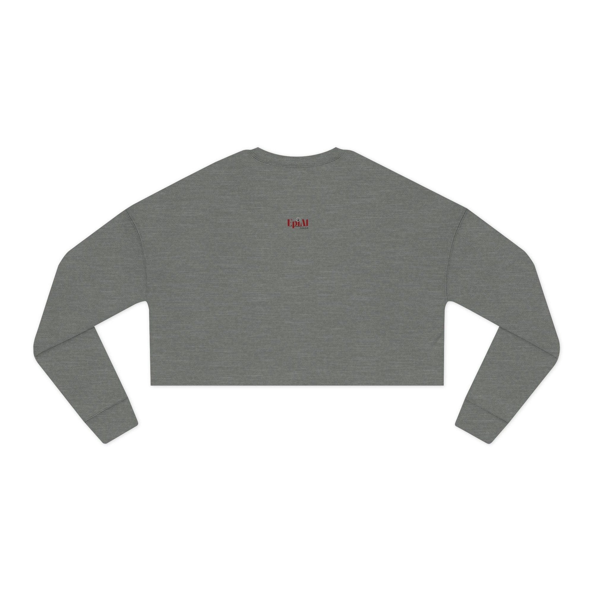 Demure Cat Women's Cropped Sweatshirt