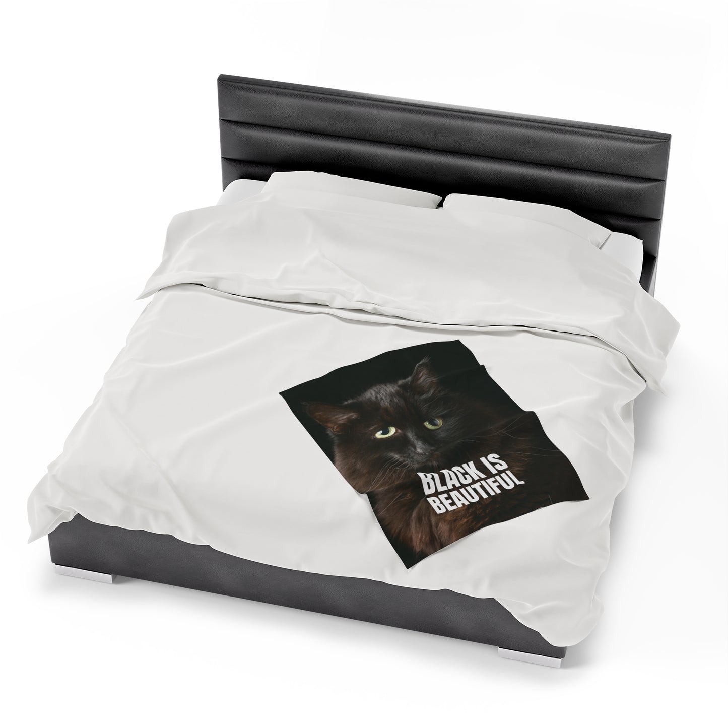 Black is Beautiful Velveteen Plush Blanket