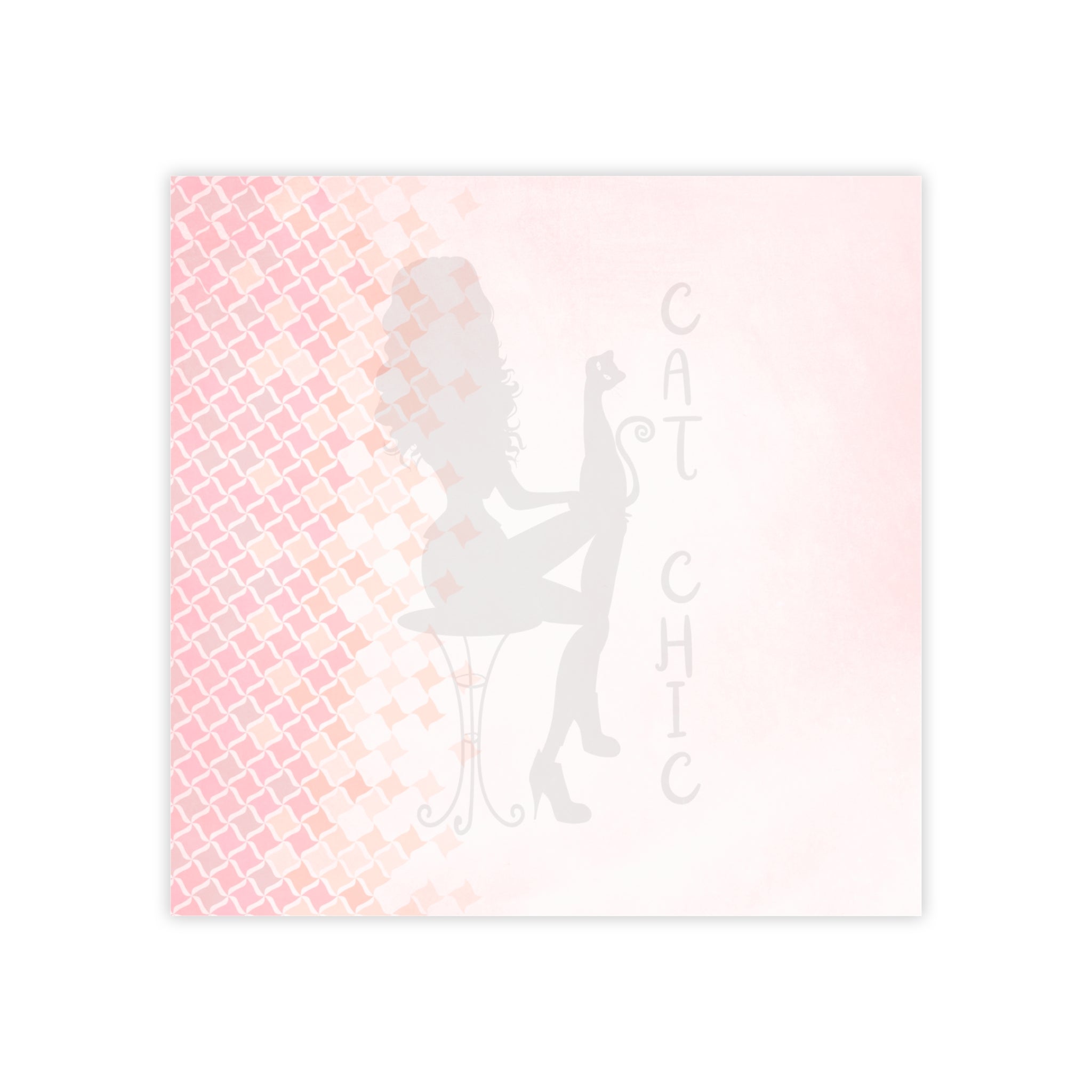 Photo depicting the ​Cat Chic Post-it® Note Pads from EpiAl's Shop.