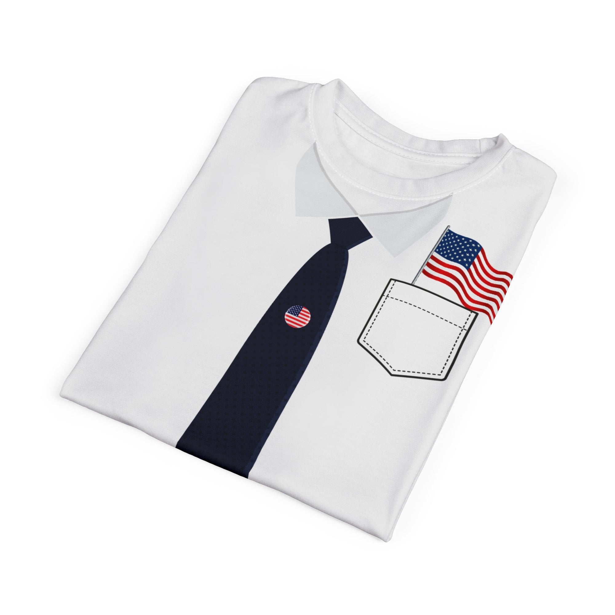 My White House Visit Shirt with American Flag Design Printify