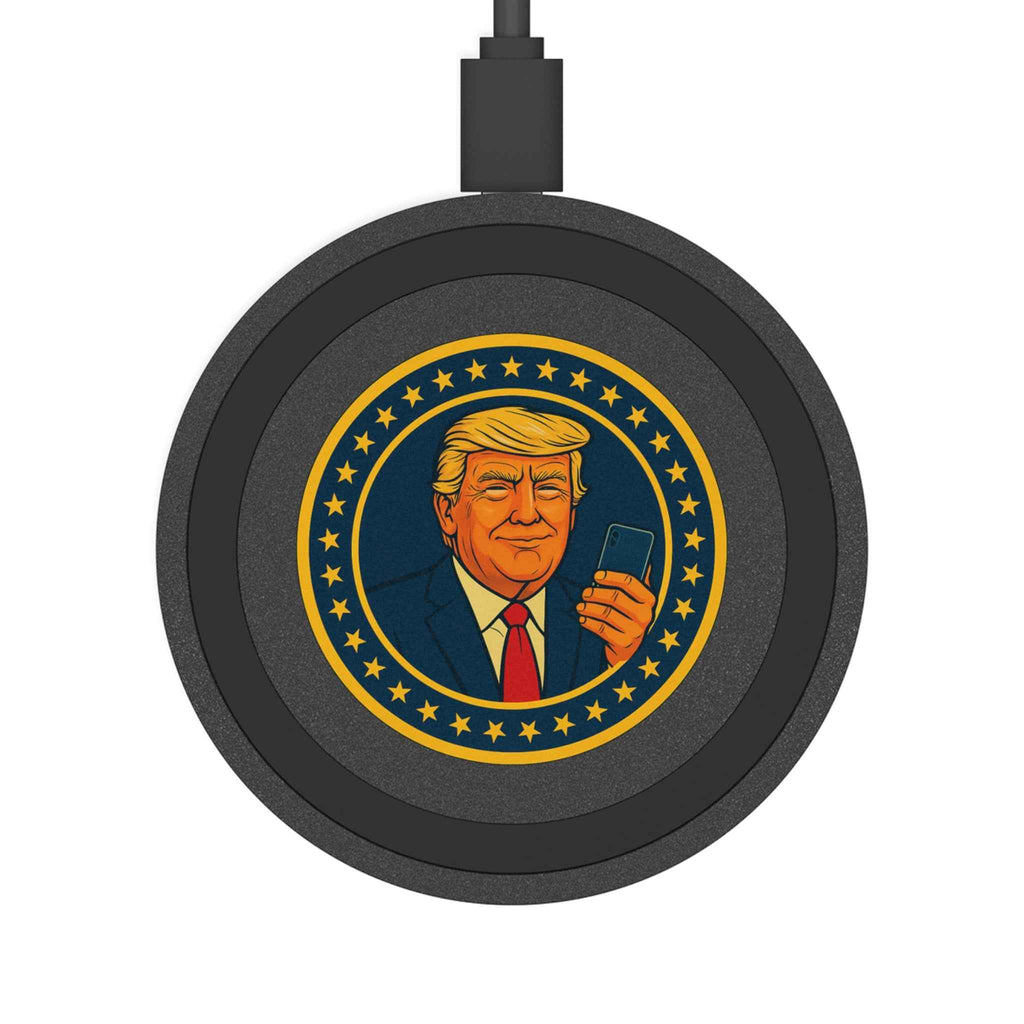 Political Parody Wireless Charging Pad — Executive-Level Charging.