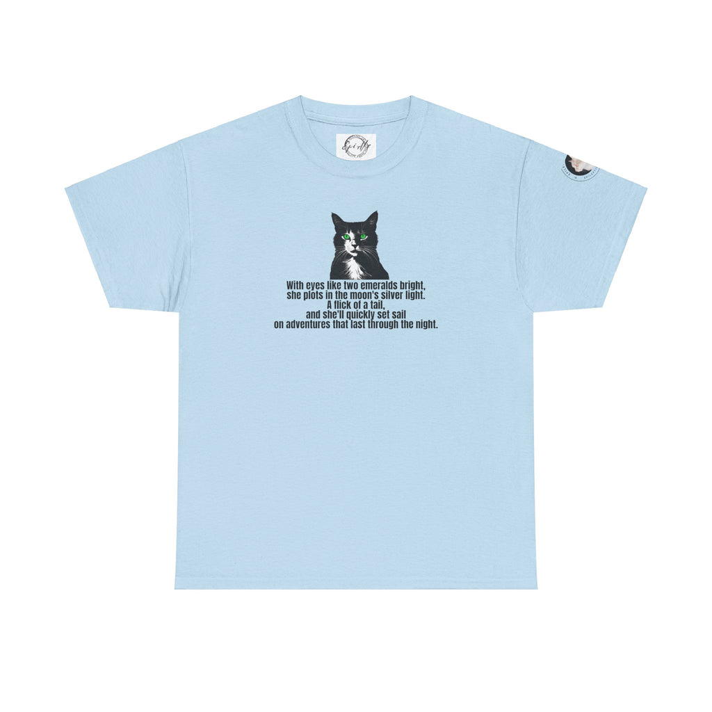 Emerald Eyed Mischief Unisex Heavy Cotton Tee