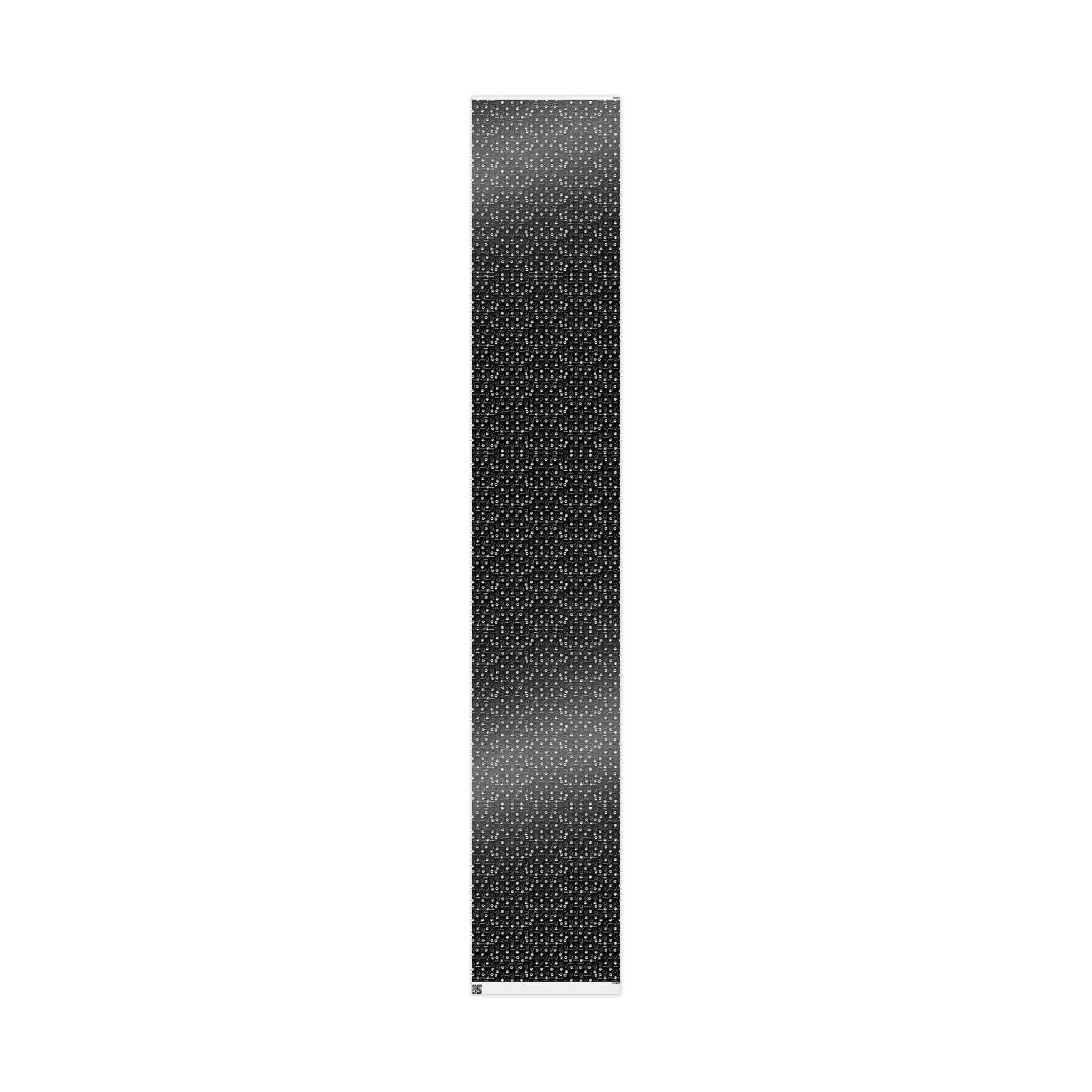 Cat Paw Scratch Gift Wrap – Black & White