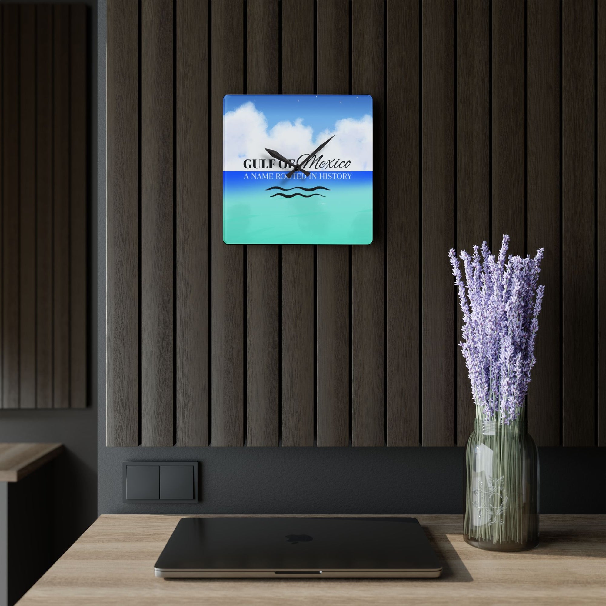 Gulf of Mexico Acrylic Wall Clock