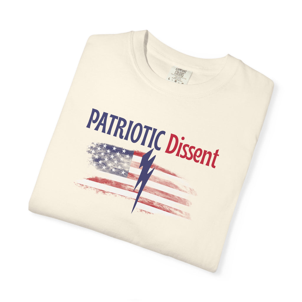 Patriotic Dissent Unisex T-Shirt – American Flag Statement Tee