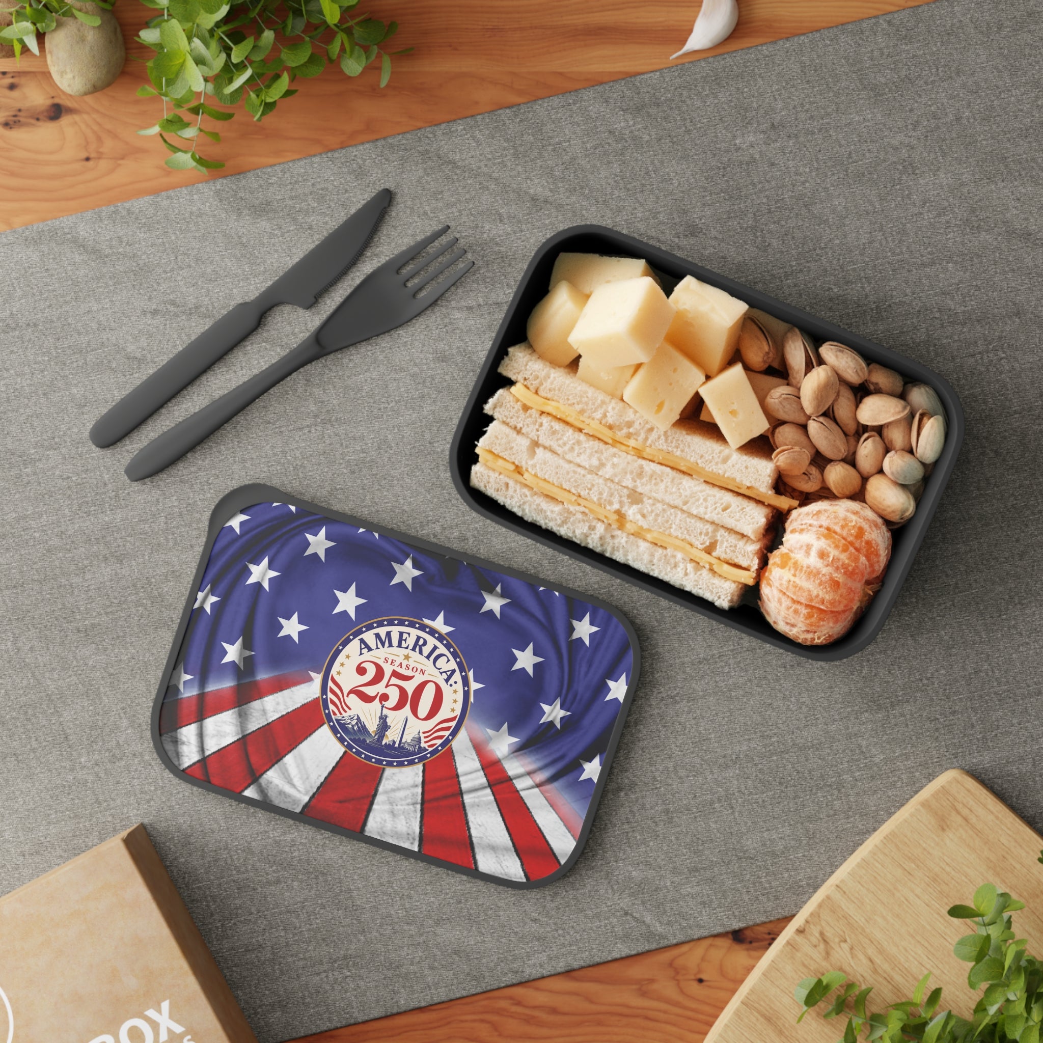 America 250 Patriotic Bento Lunch Box
