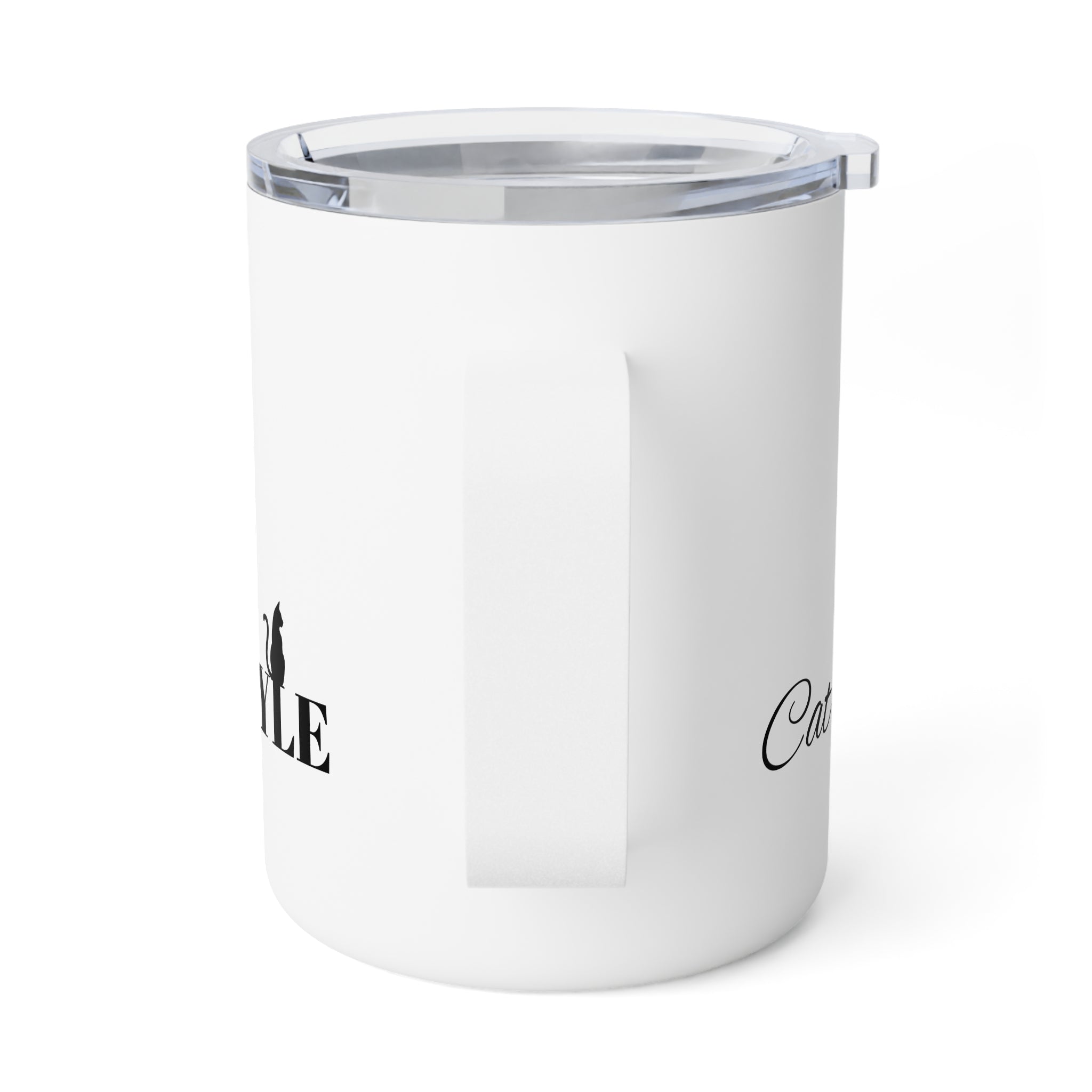 Photo depicting the ​Cat Style Insulated Coffee Mug, 10oz from EpiAl's Shop.