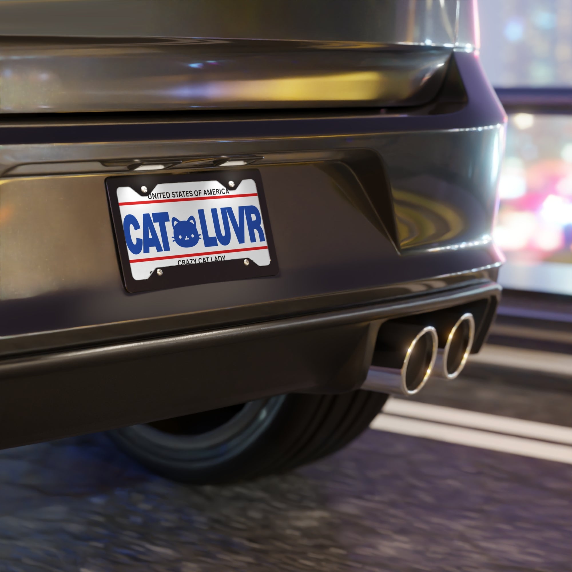 Cat Lover Vanity Plate