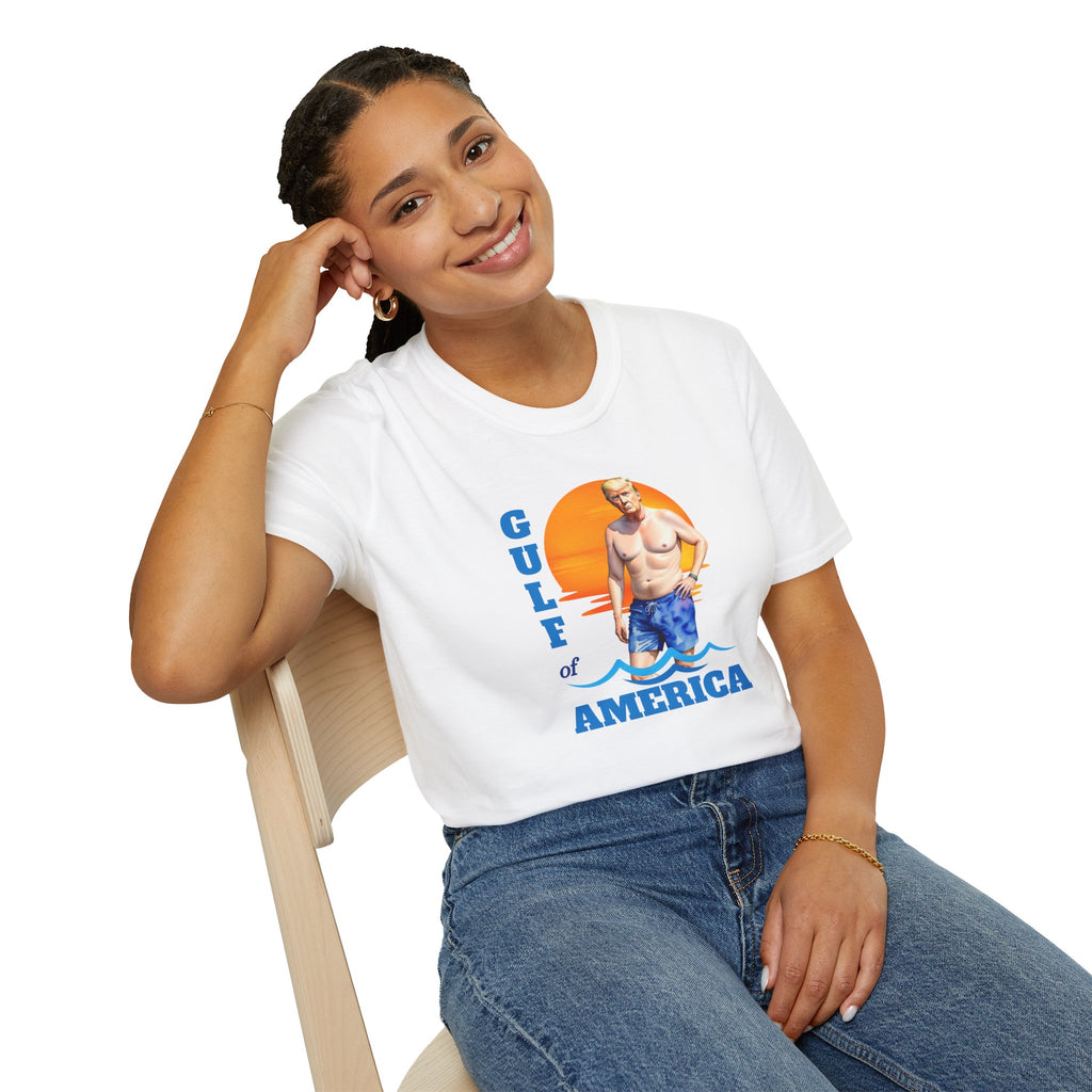 Trump's American Gulf Vintage T-Shirt - Unisex Softstyle Beachwear