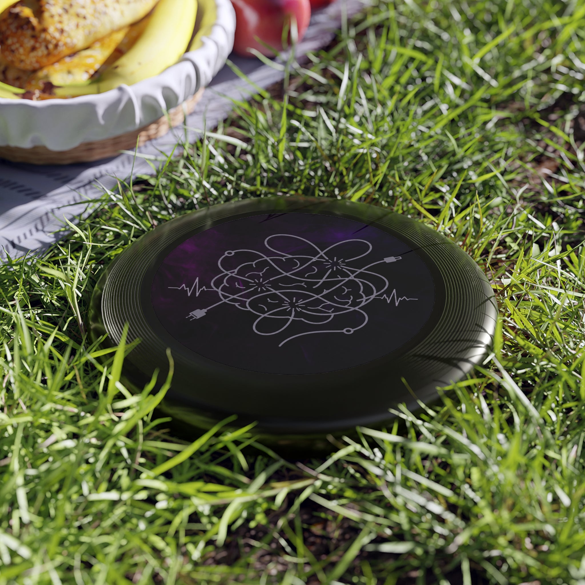 Epilepsy Awareness Brain Circuit Frisbee