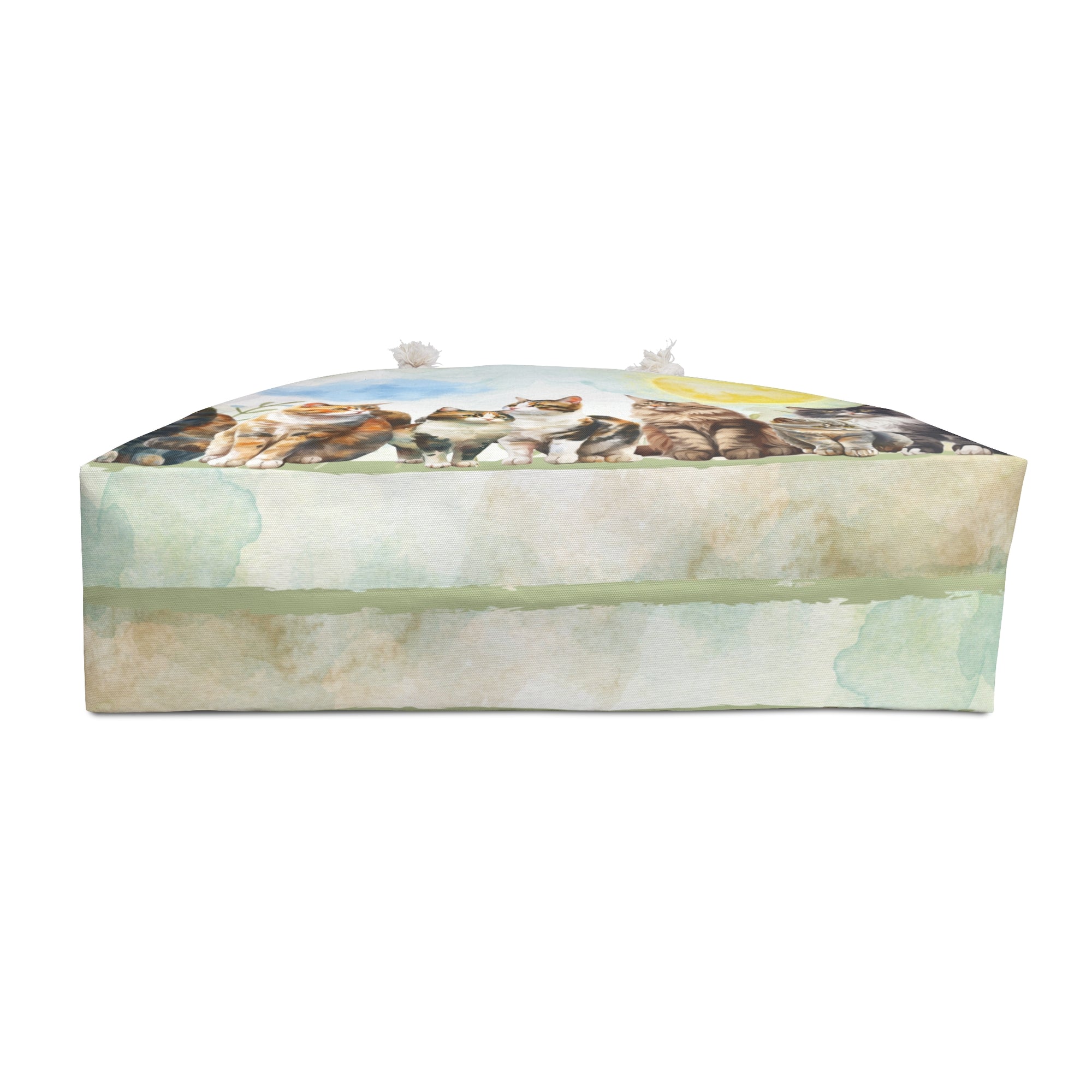 Charming Watercolor Cat Weekender Bag