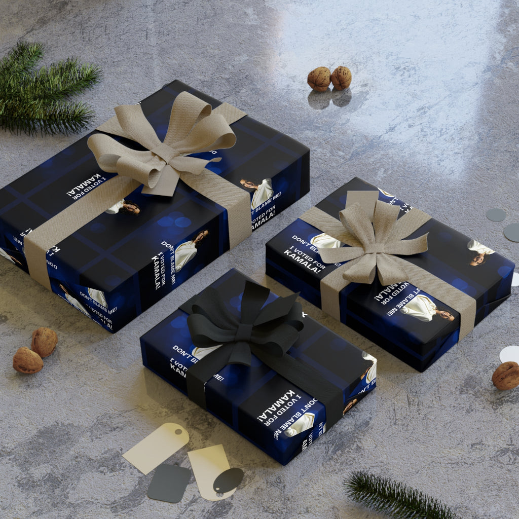 Kamala Gift Wrapping Paper Roll - Unique Design for Any Occasion Printify
