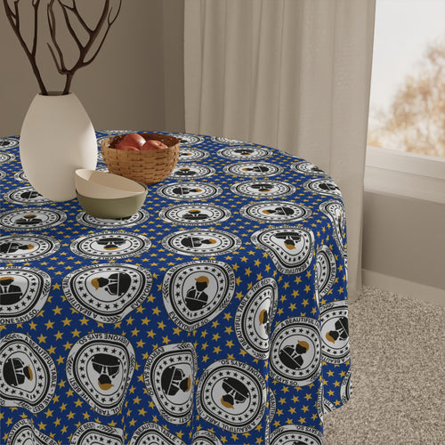 A Beautiful Table Tablecloth – Faux Official Parody Seal Design