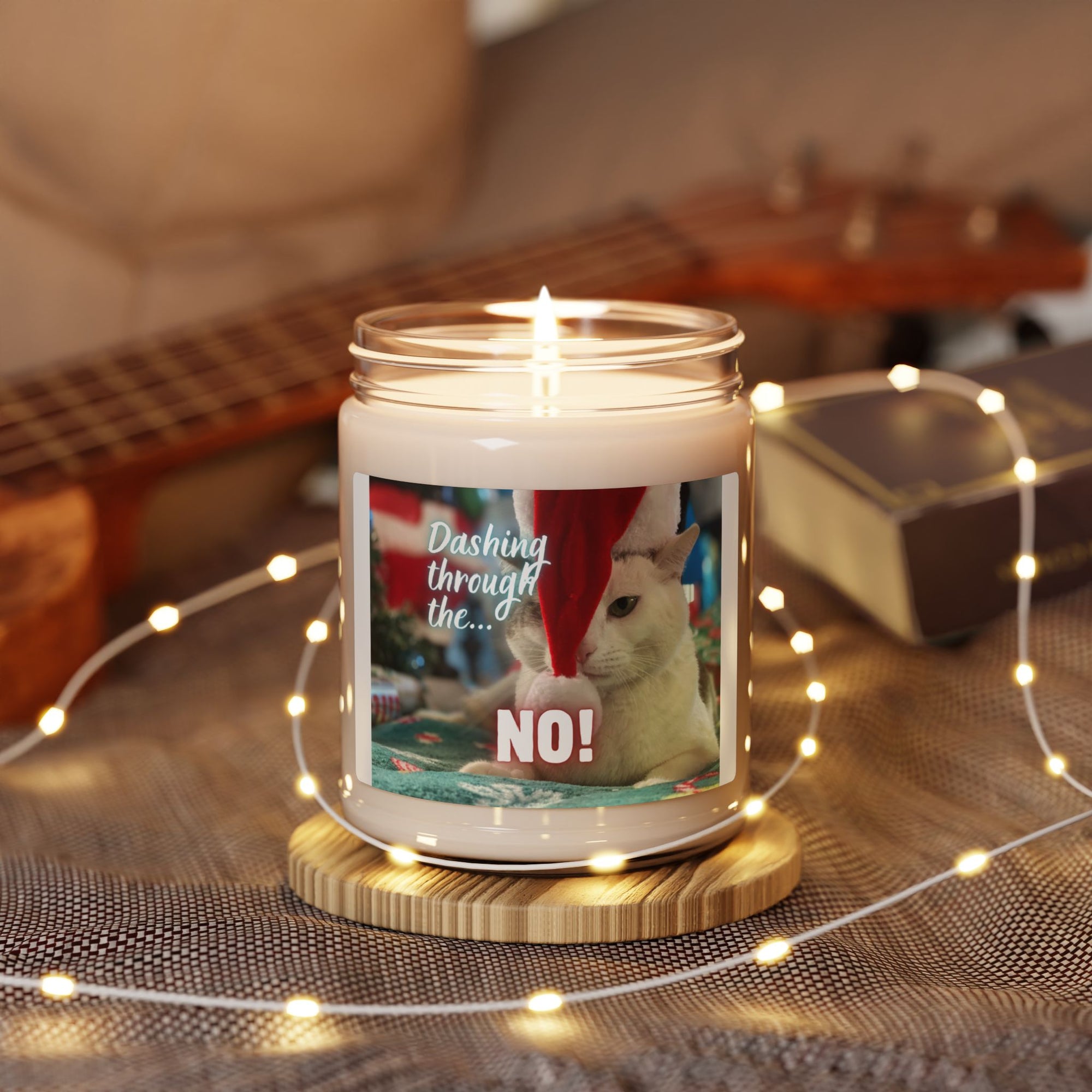 Dashing Through the No Scented Soy Candle, 9oz