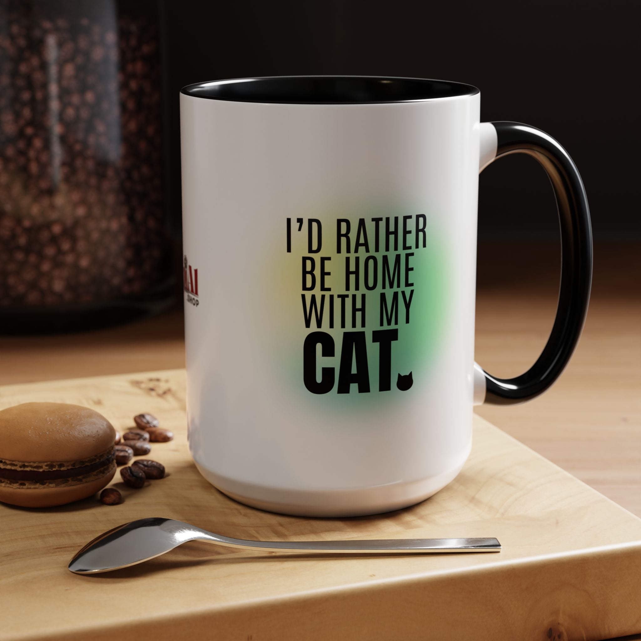Photo depicting the ​Rather Be Home Accent Coffee Mug (11, 15oz) from EpiAl's Shop.