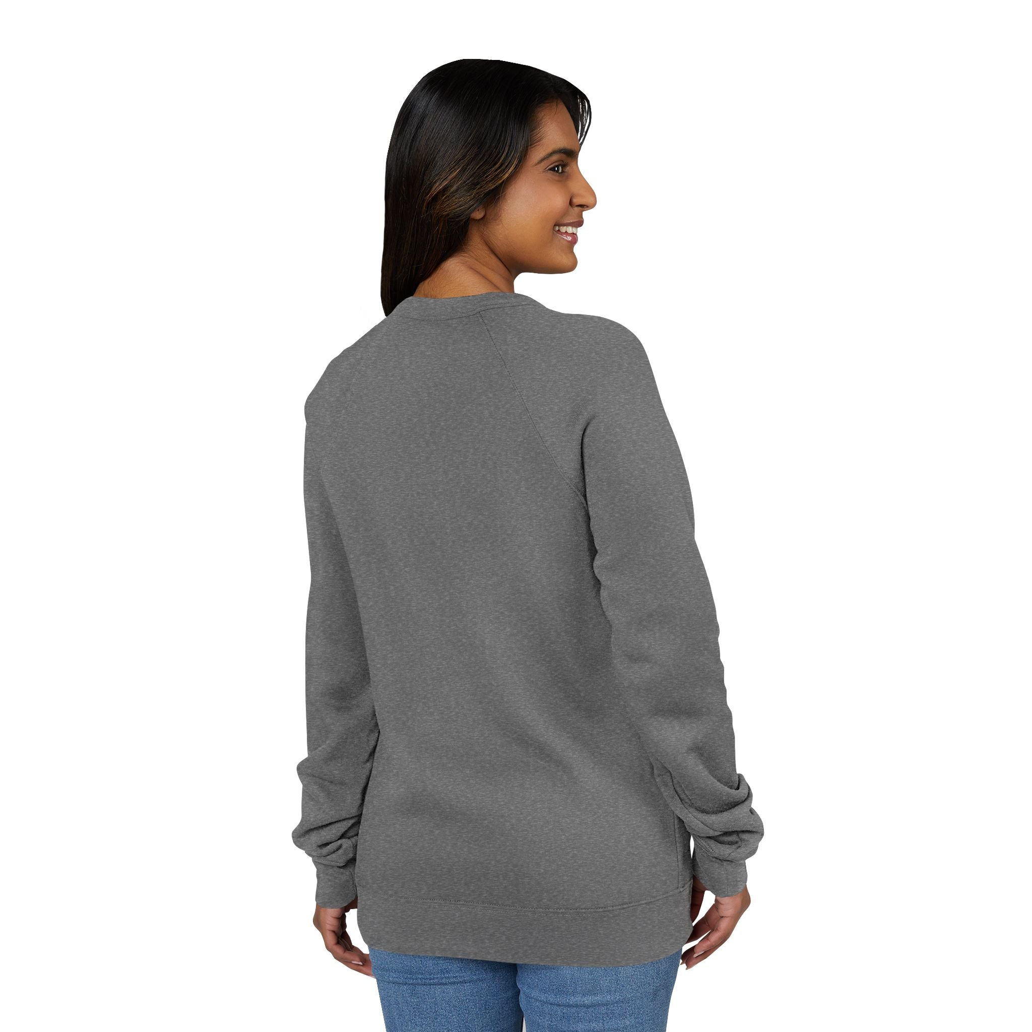 Mildly Possessed Black Cat Raglan Sweatshirt