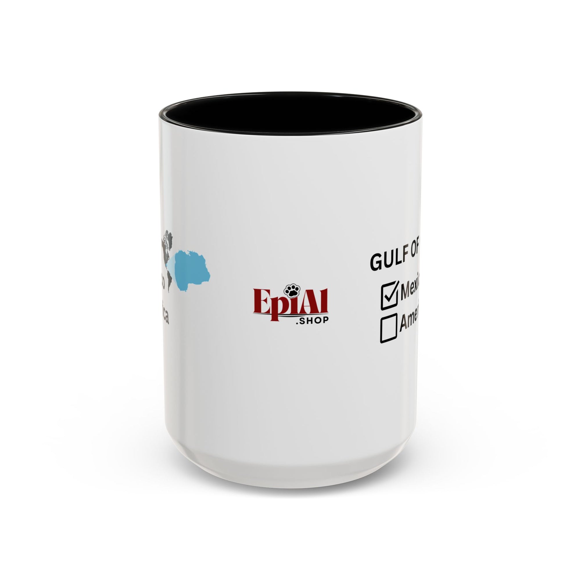 Gulf of Mexico Checkbox Accent Coffee Mug