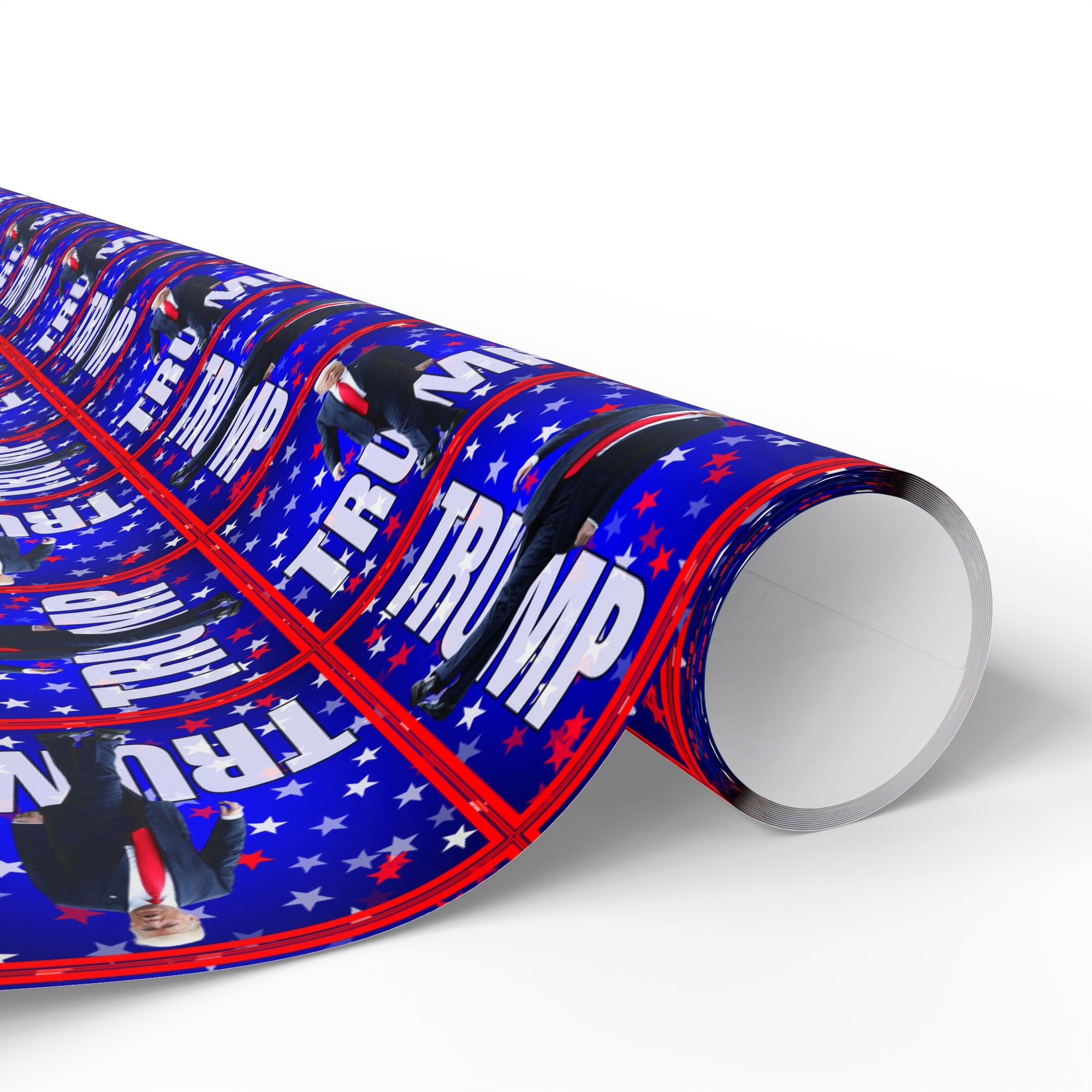 All Occasion Trump Themed Wrapping Paper