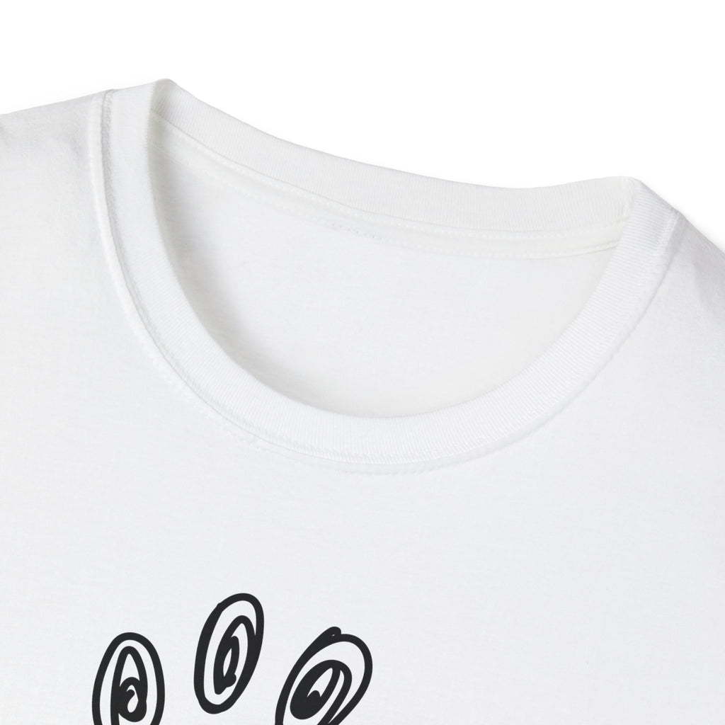 Scribble Paw Unisex Softstyle T - Shirt - T - Shirt - Epileptic Al’s Shop
