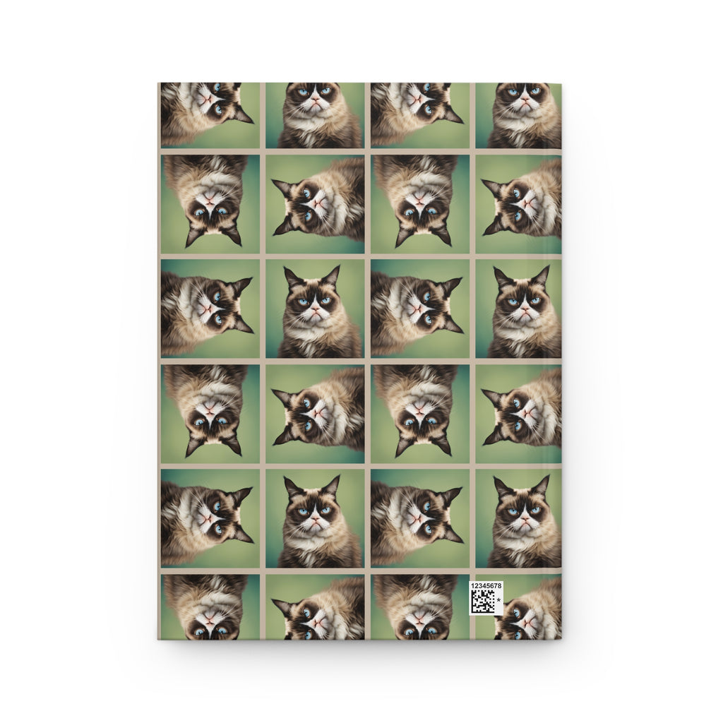 Irritable Cat Hardcover Journal - Perfect for Pet Lovers & Journal Enthusiasts