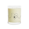 Love Lives Here – Valentine Candle (Couple, Cat & Heart)