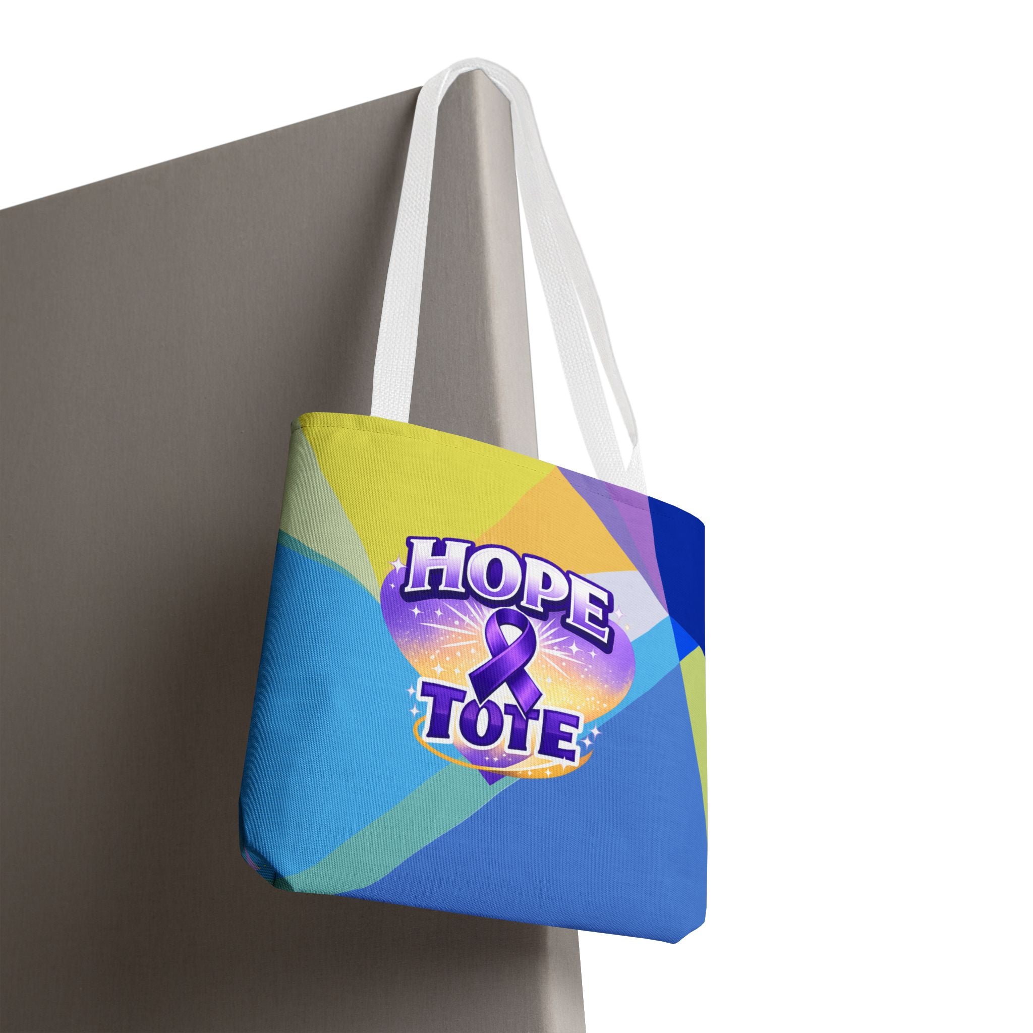 Hope Tote Epilepsy Awareness Ribbon Tote Bag