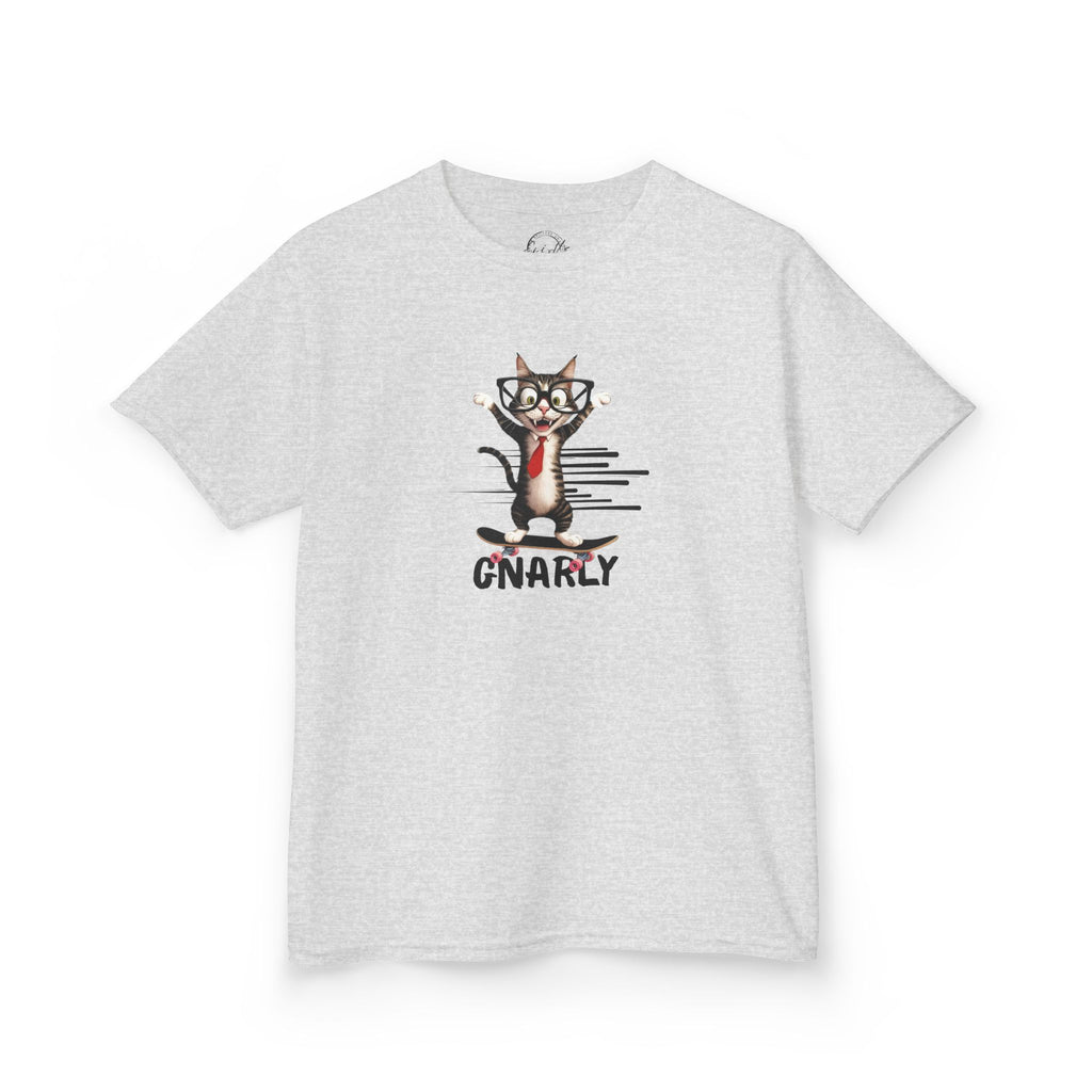Kids Gnarly Cat Tee - Fun and Playful Cotton T-Shirt for Children