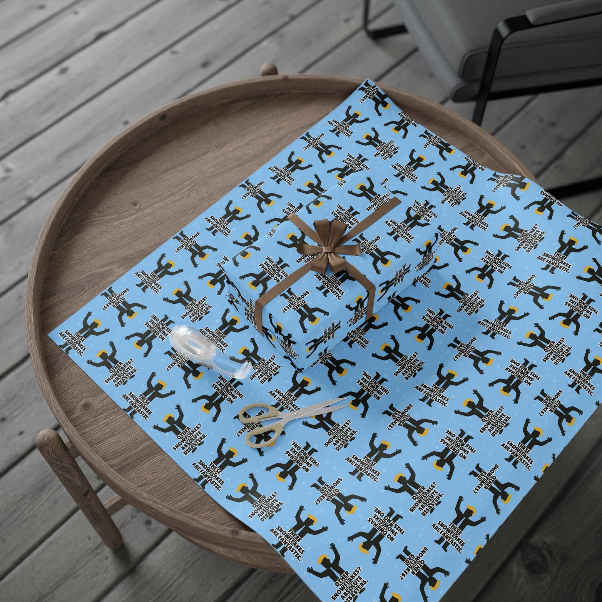 “World-Class Snowflakes” Political Parody Gift Wrap