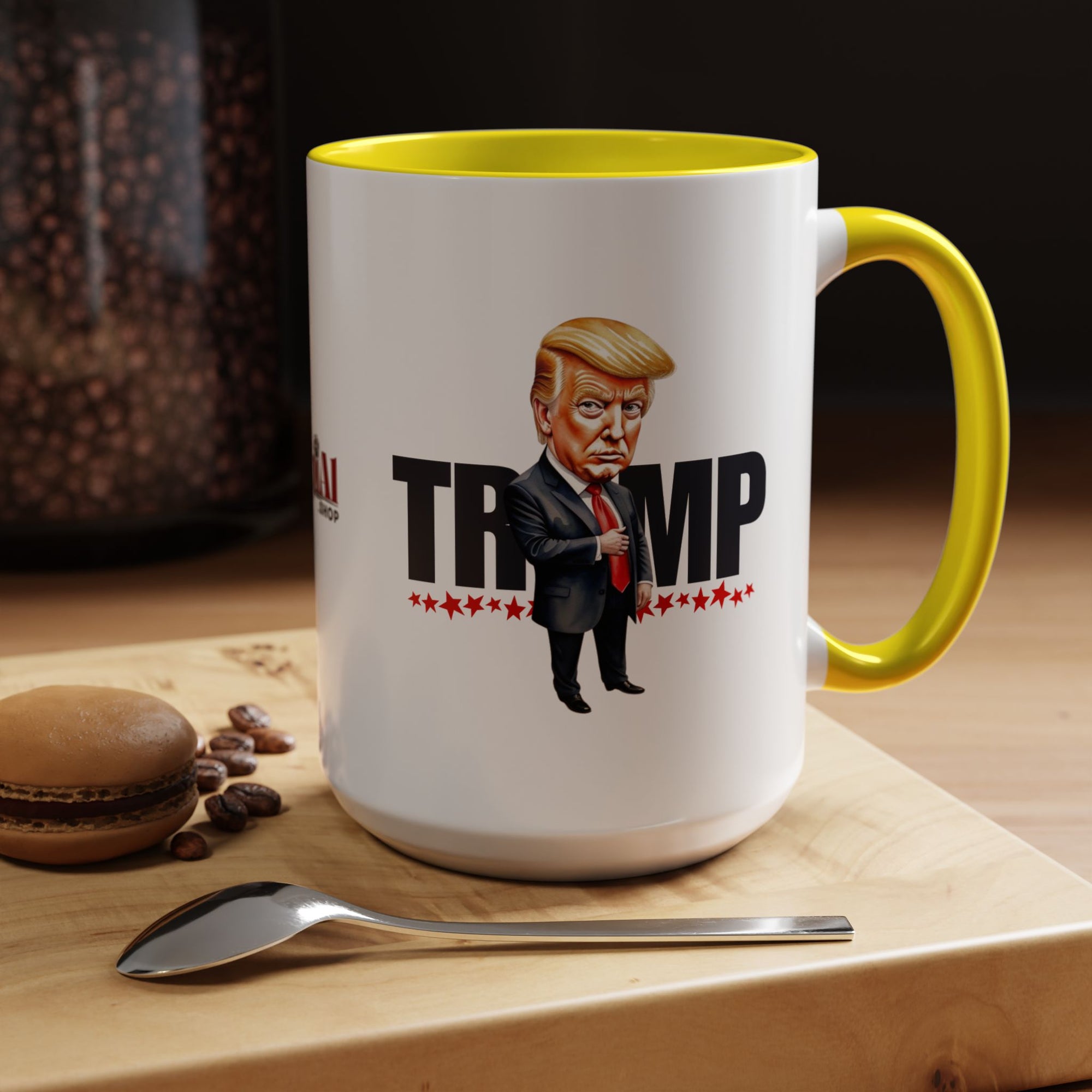 Trump Accent Coffee Mug - 11oz & 15oz, Bold Statement Mugs for Political Enthusiasts