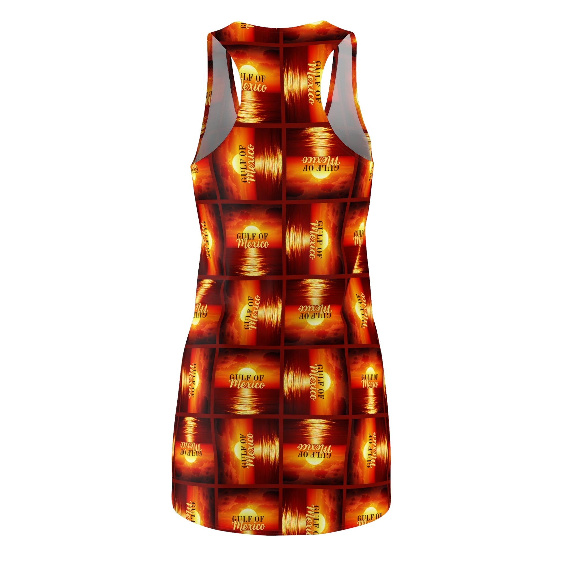 Sunset Gulf of Mexico Vibes Racerback Dress Printify