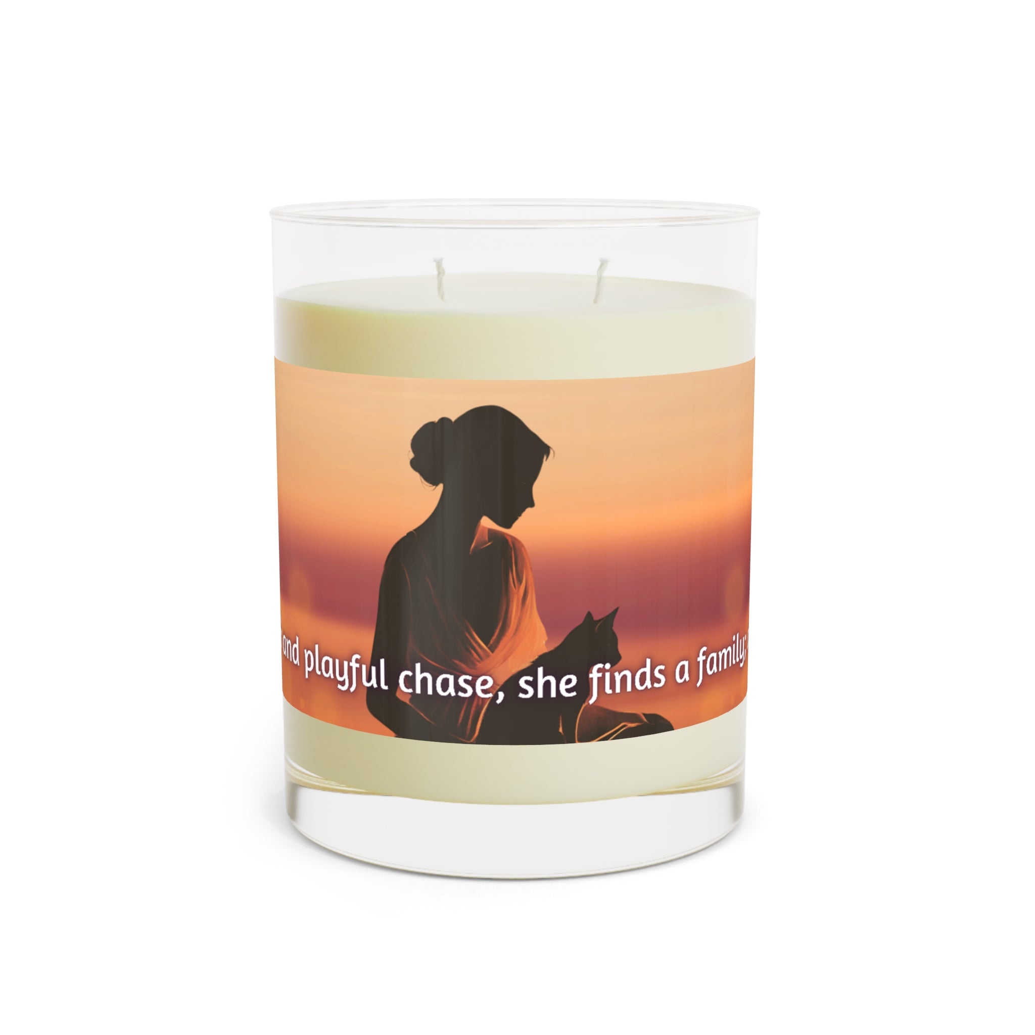 Photo depicting the ​Cat Lady Family Scented Candle - Full Glass, 11oz from EpiAl's Shop.